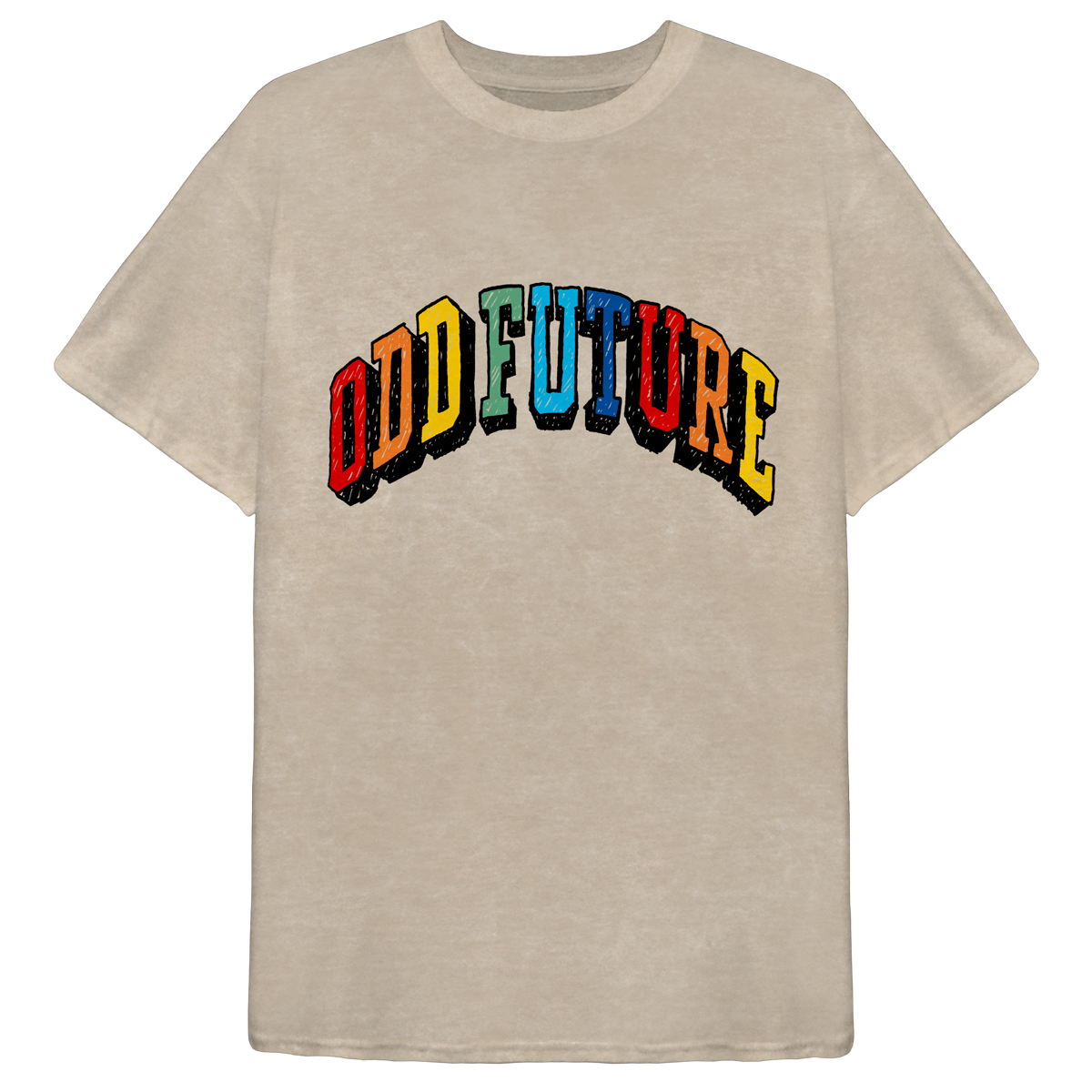 Varsity Marker T-shirt - Ivory-Odd Future