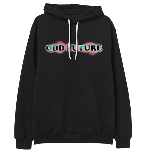 Spray Paint Stencil Pullover Hoodie - Black-Odd Future