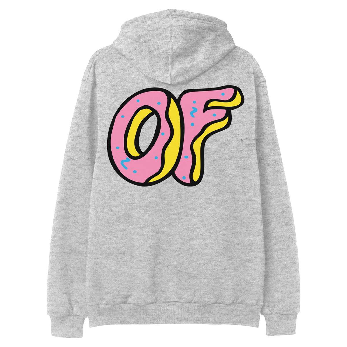 OF Classic Logo Pullover Hoodie - Heather Grey-Odd Future