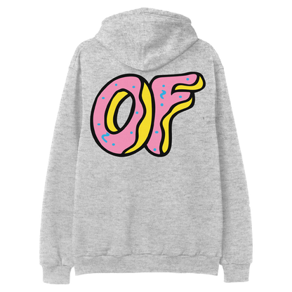 OF Classic Logo Pullover Hoodie - Heather Grey-Odd Future