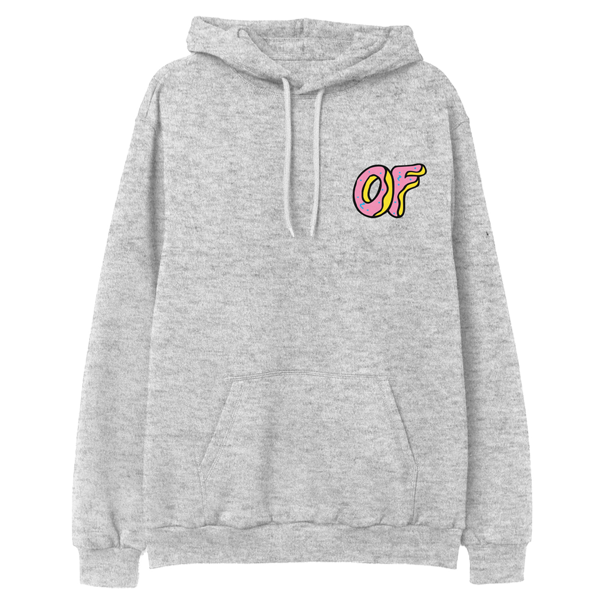 OF Classic Logo Pullover Hoodie - Heather Grey-Odd Future
