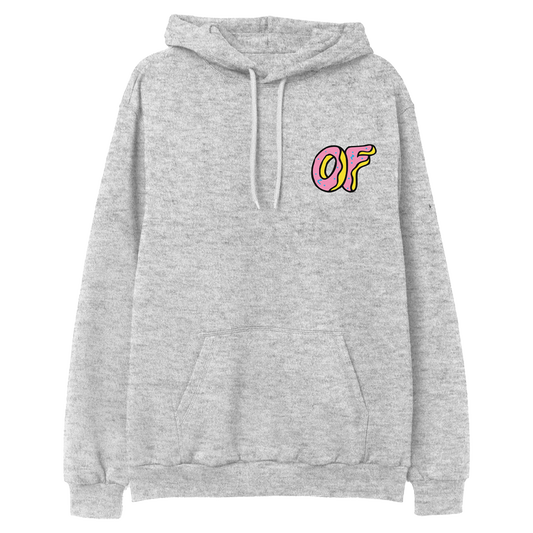 OF Classic Logo Pullover Hoodie - Heather Grey-Odd Future