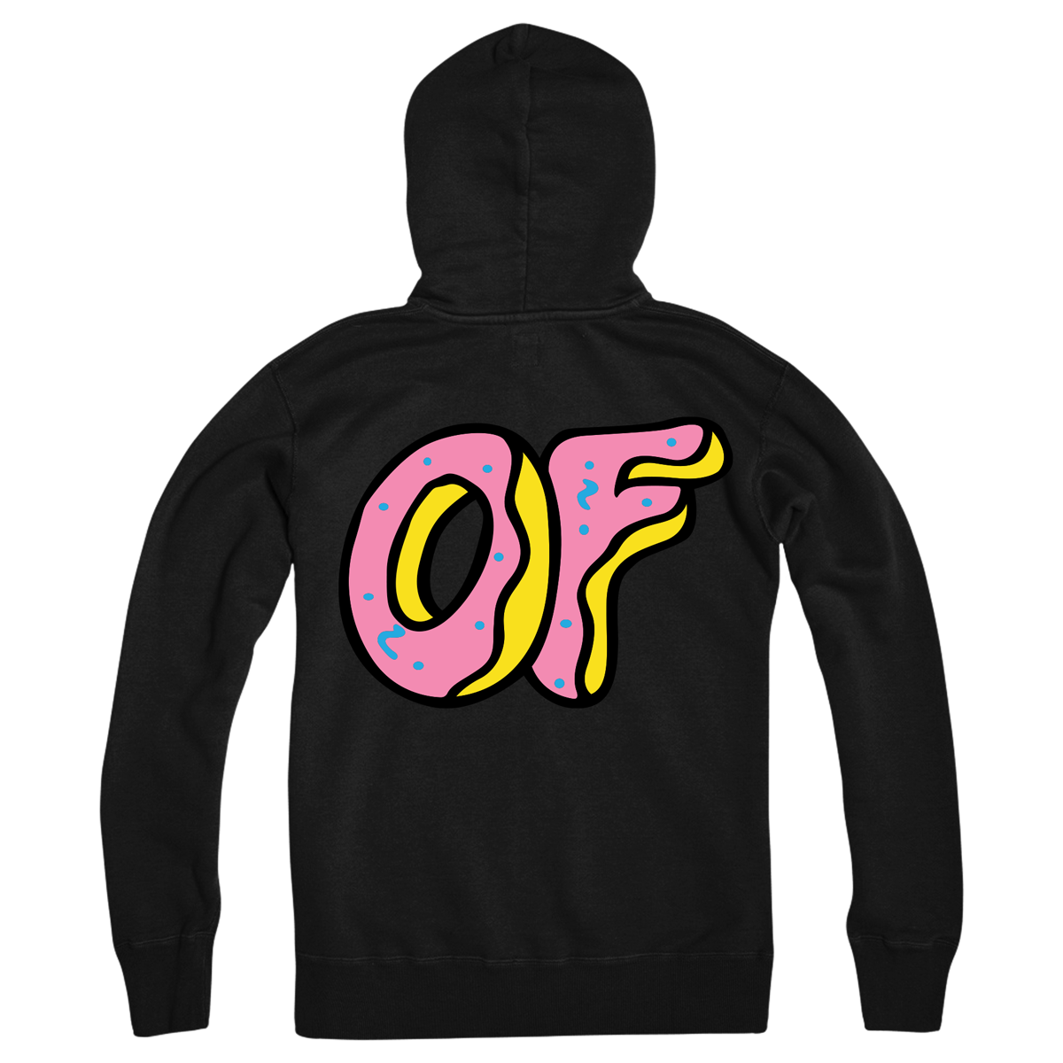 OF Classic Logo Zip Hoodie - Black-Odd Future