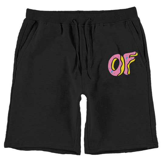 OF Classic Logo Fleece Shorts - Black-Odd Future