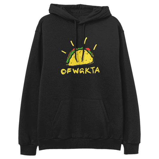 Taco Pullover Hoodie - Black-Odd Future