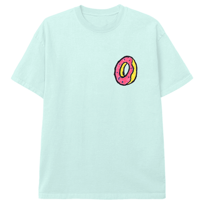 Donut Sketch T-shirt - Celadon-Odd Future