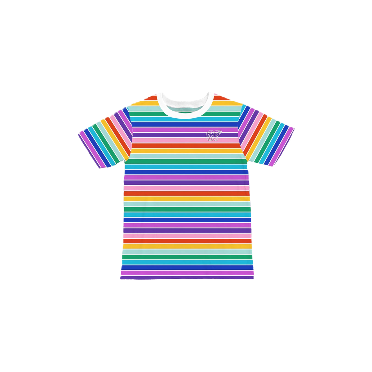 Rainbow Striped Tee