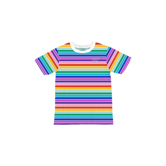 Rainbow Striped Tee
