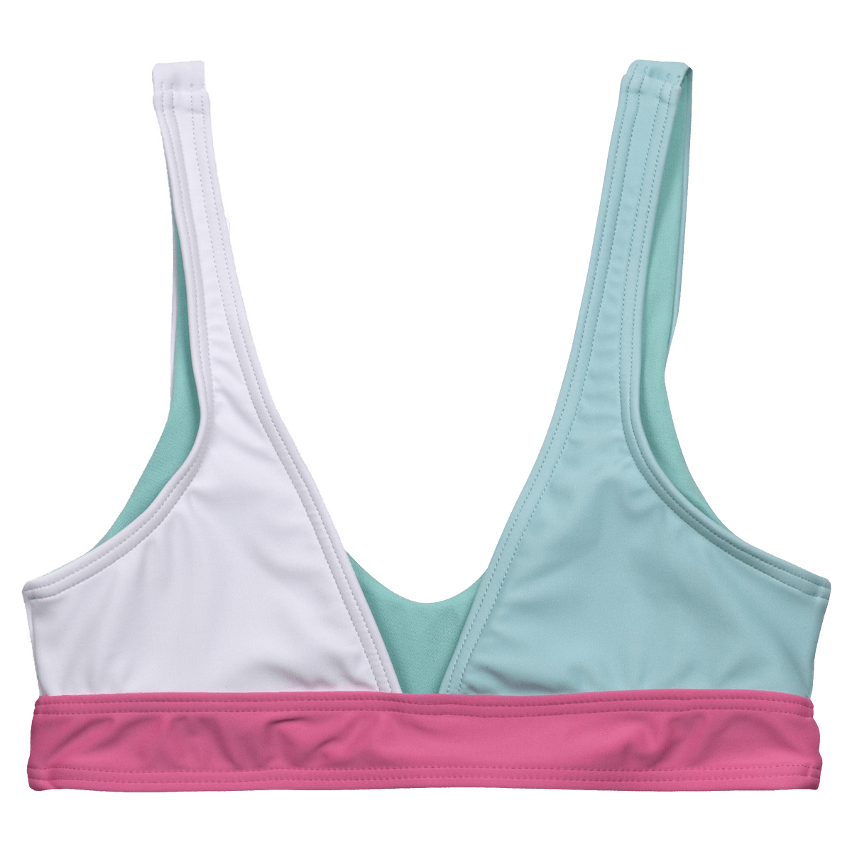 Vintage Sport Bikini Top - Pink/White/Blue-Odd Future