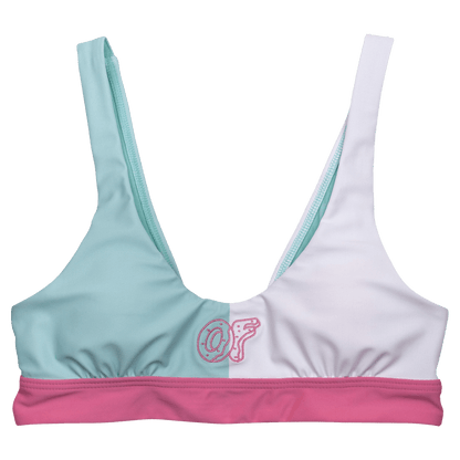 Vintage Sport Bikini Top - Pink/White/Blue-Odd Future
