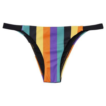 Striped Bikini Bottom - Black/ Multi-Odd Future