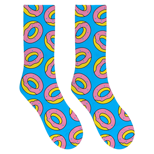 Allover Donut Socks - Blue-Odd Future