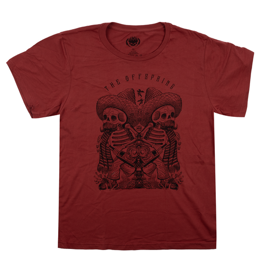 Mirror Skeleton Tee - Orange