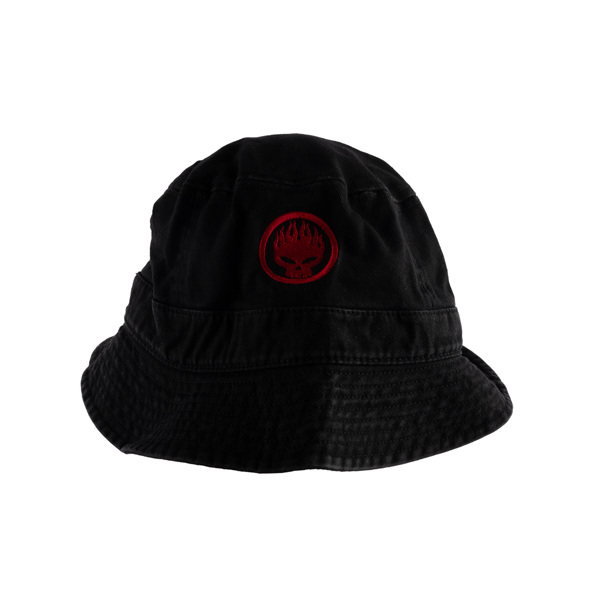 Flaming Skull Bucket Hat