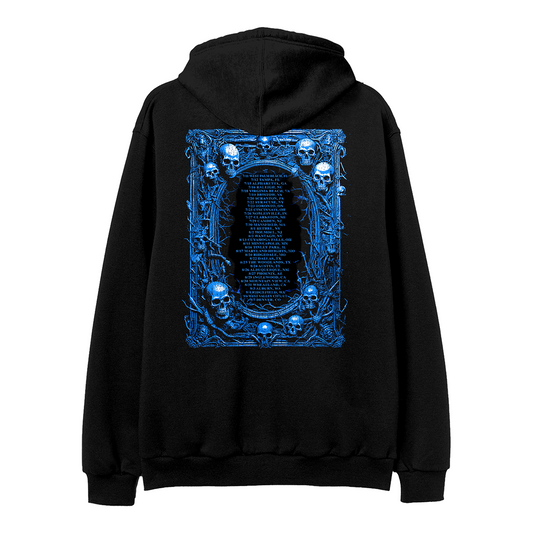 Sitting Skeleton 2025 Tour Hoodie