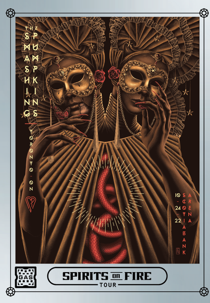 The Smashing Pumpkins Toronto October 24, 2022 Exclusive GAS Trading Card