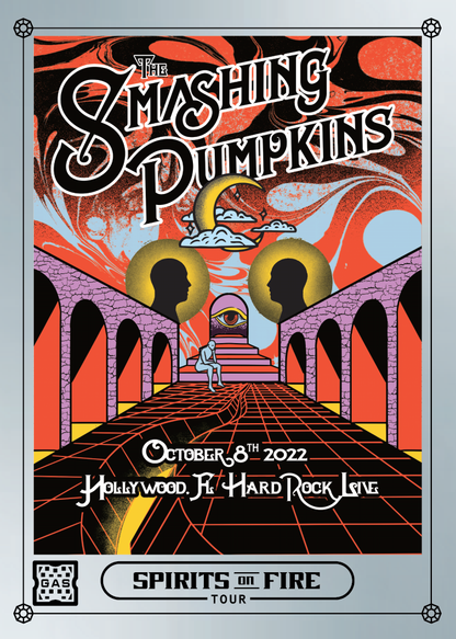 The Smashing Pumpkins Hollywood October 8, 2022 Exclusive GAS Trading Card