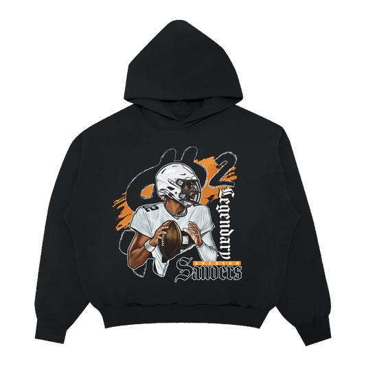 2Legendary Heavyweight Photo Hoodie - Black