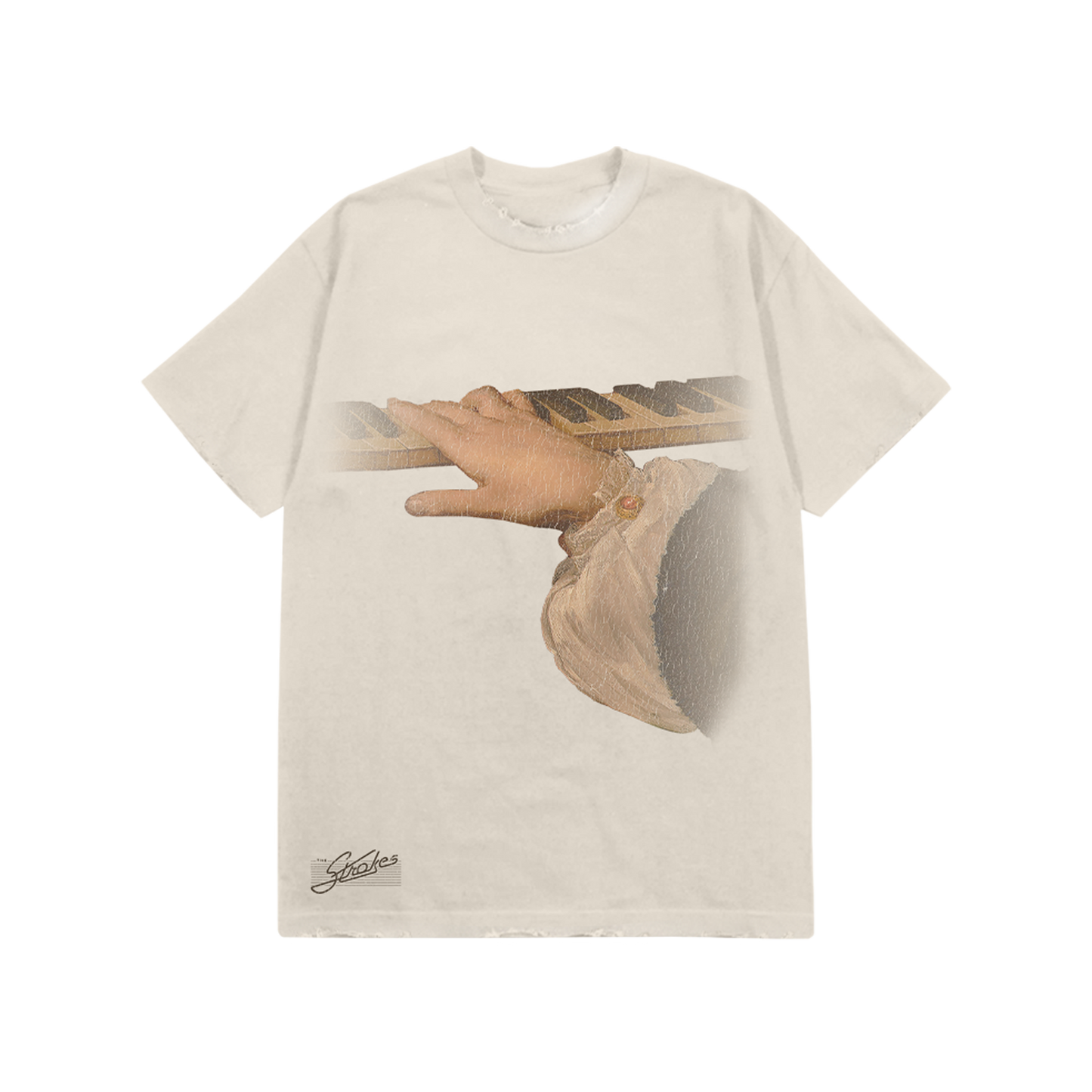 Vintage Piano Distressed Tee