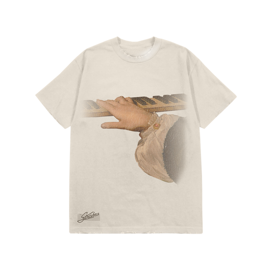 Vintage Piano Distressed Tee