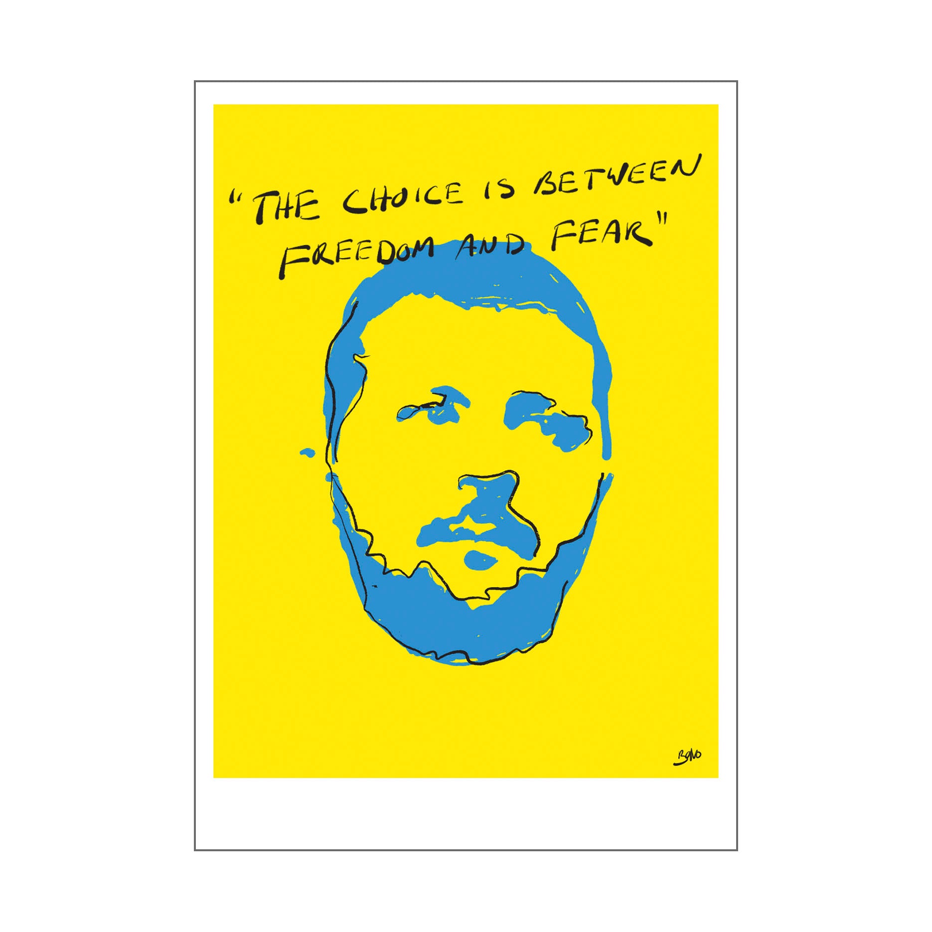 Freedom & Fear Screen Print – Merch Traffic Superstore