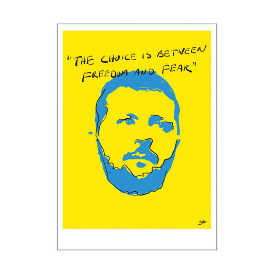 Freedom & Fear Screen Print