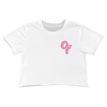 Repeat Rainbow Crop Shirt - White-Odd Future