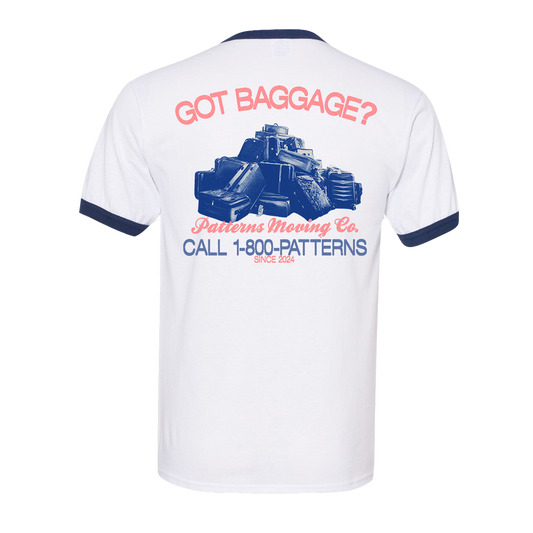GOT BAGGAGE? RINGER T-SHIRT
