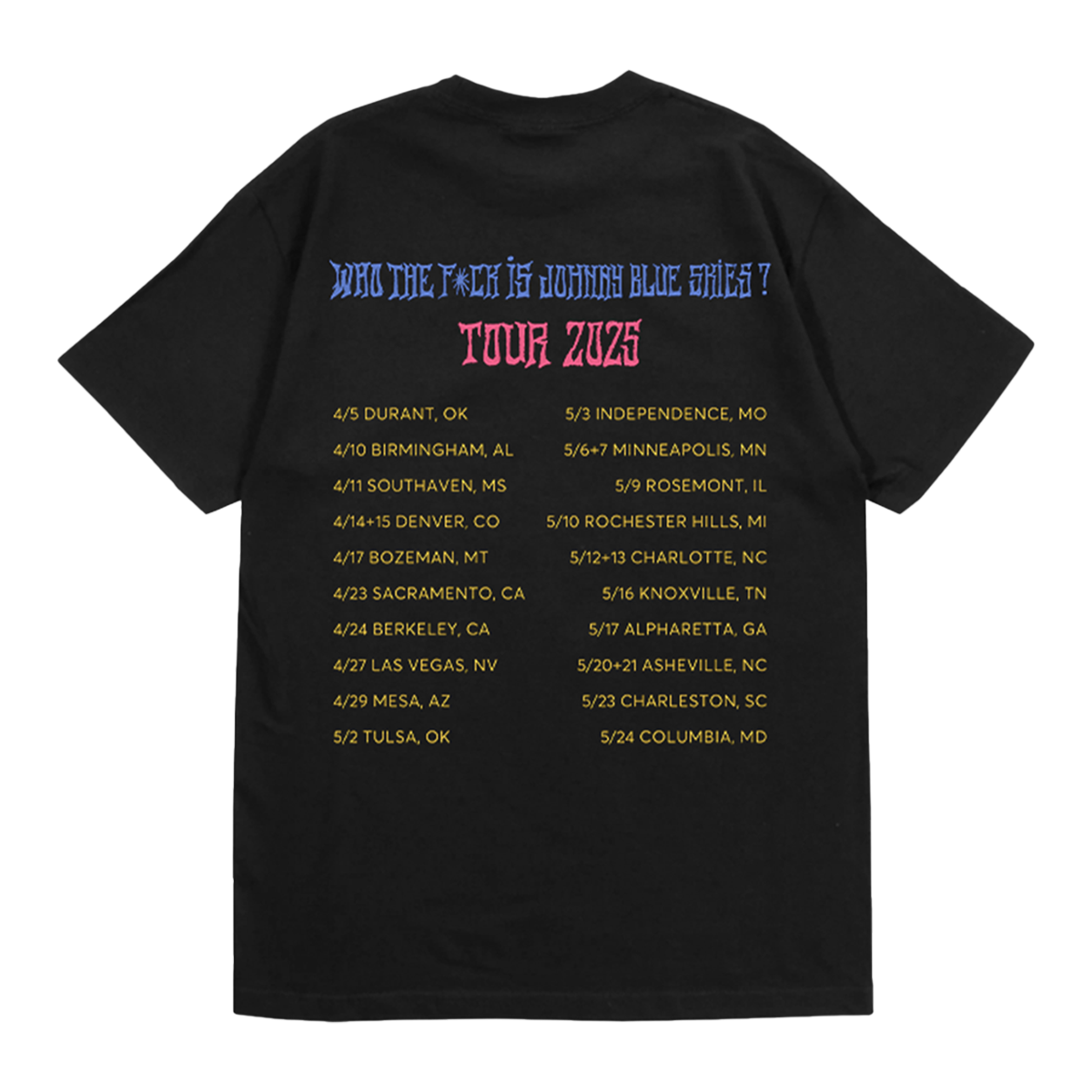 Angel/Devil 2025 Tour Tee