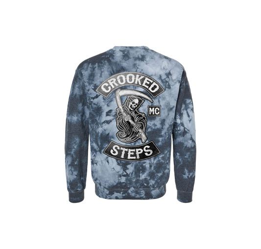 Crooked Steps Tie-Dye Crewneck
