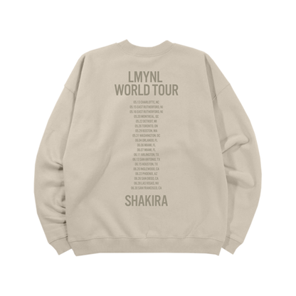 LMYNL World Tour Dollar Bill Crewneck