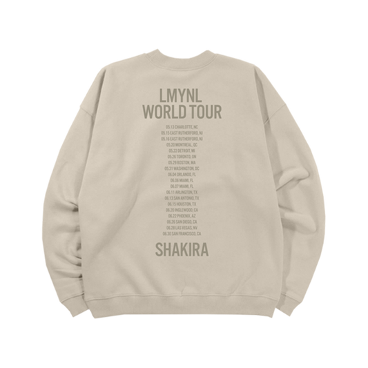 LMYNL World Tour Dollar Bill Crewneck
