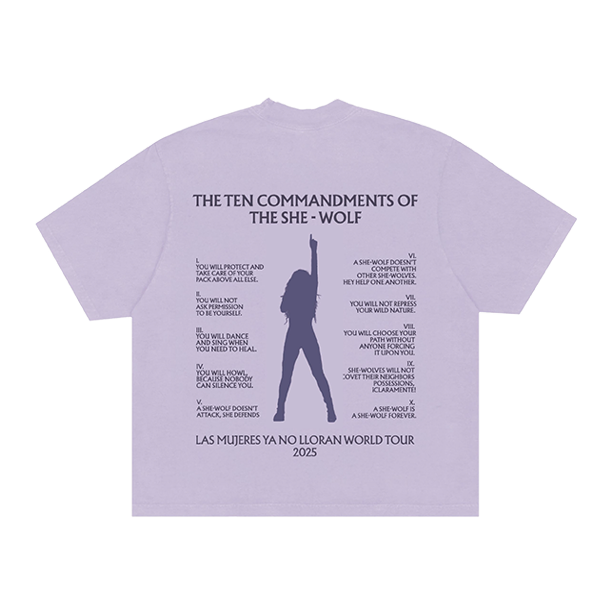 LMYNL World Tour Commandments Tee