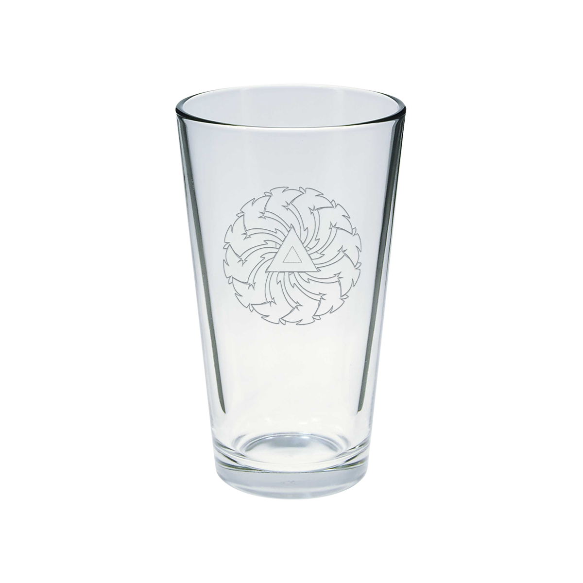 Sawblade Pint Glass