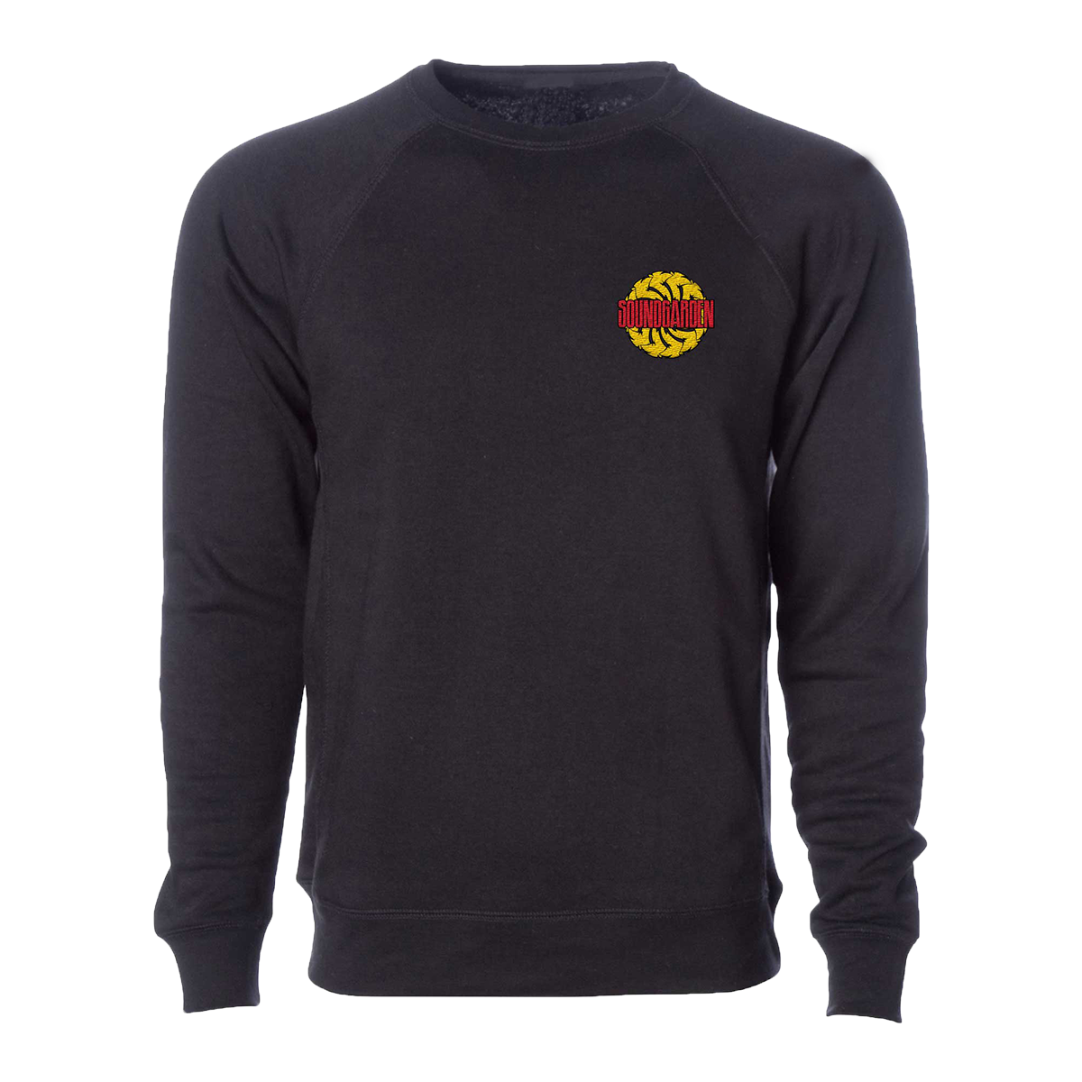 Sawblade Black Embroidered Crewneck Sweater