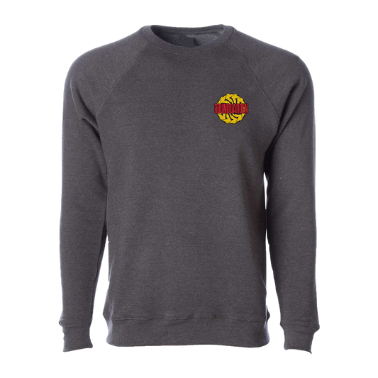 Sawblade Carbon Embroidered Crewneck Sweater