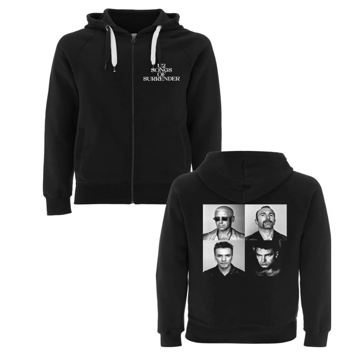Songs Of Surrender Album Zip-Up Hoodie