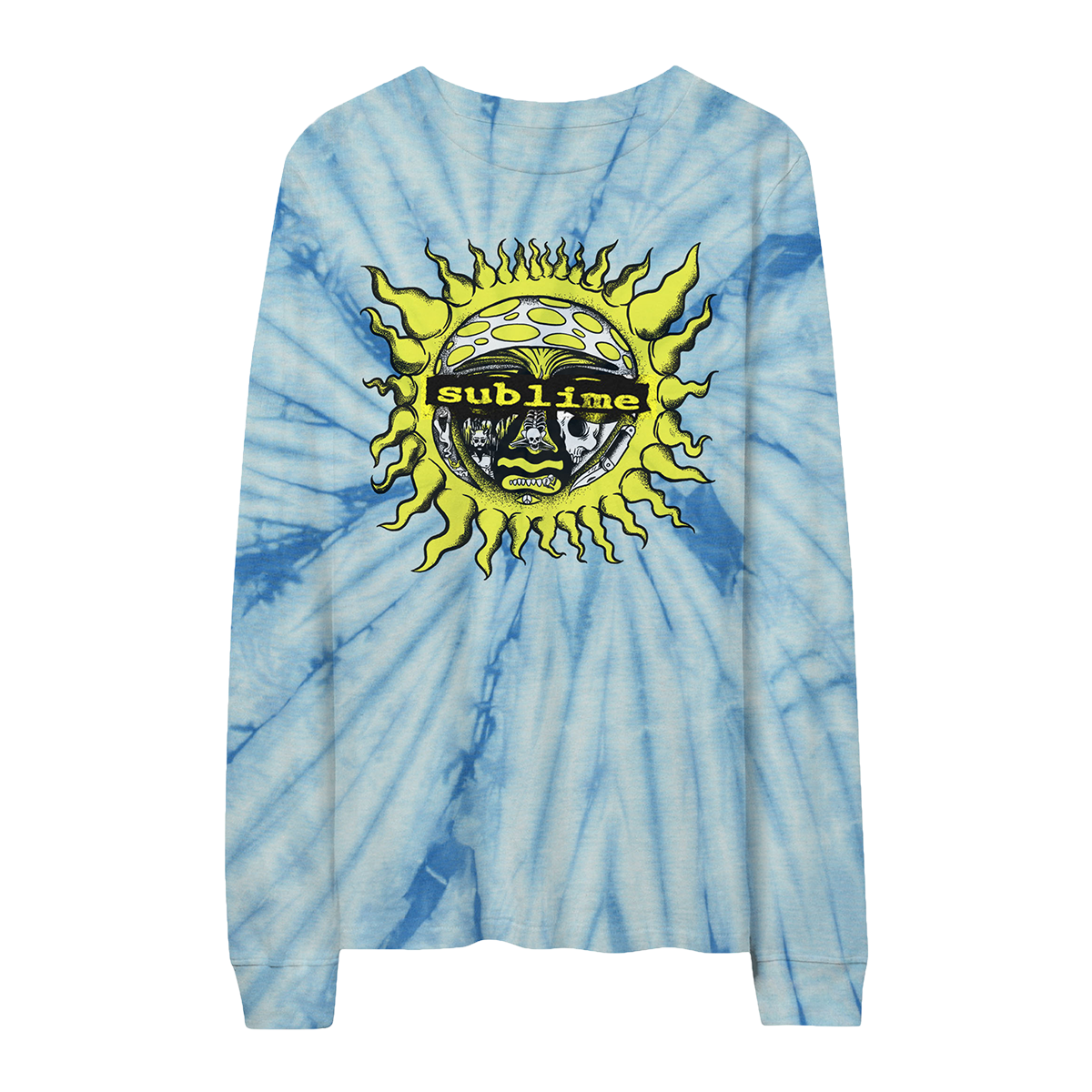 Blue Tie-Dye Sun Longsleeve