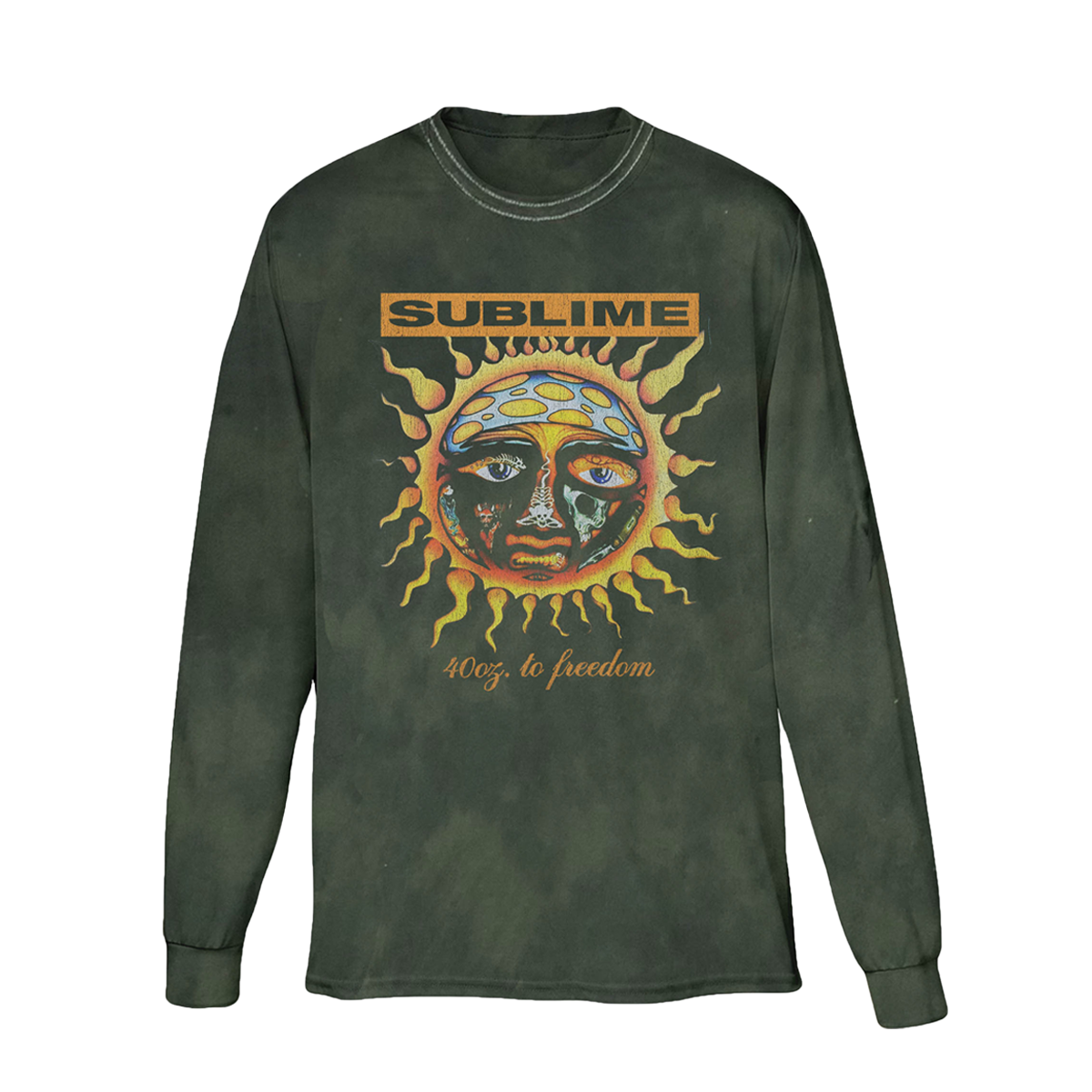 Faded Green Sublime Sun Longsleeve