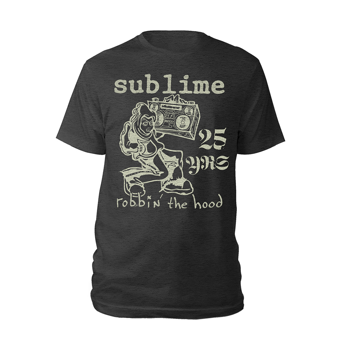 Robbin The Hood Black Tee-Sublime