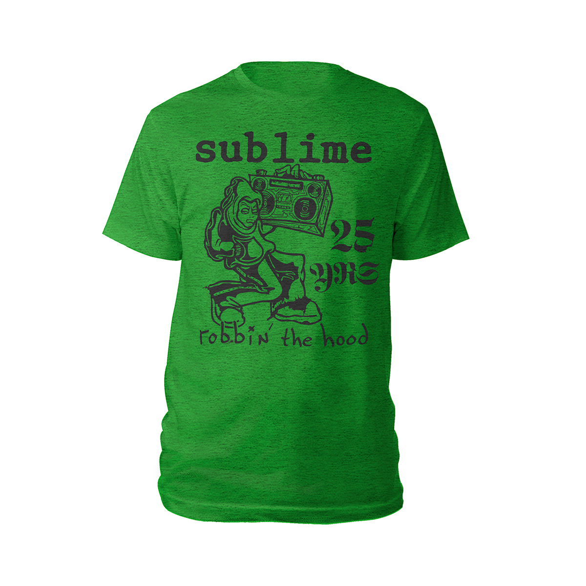 Robbin The Hood Green Heather Tee-Sublime