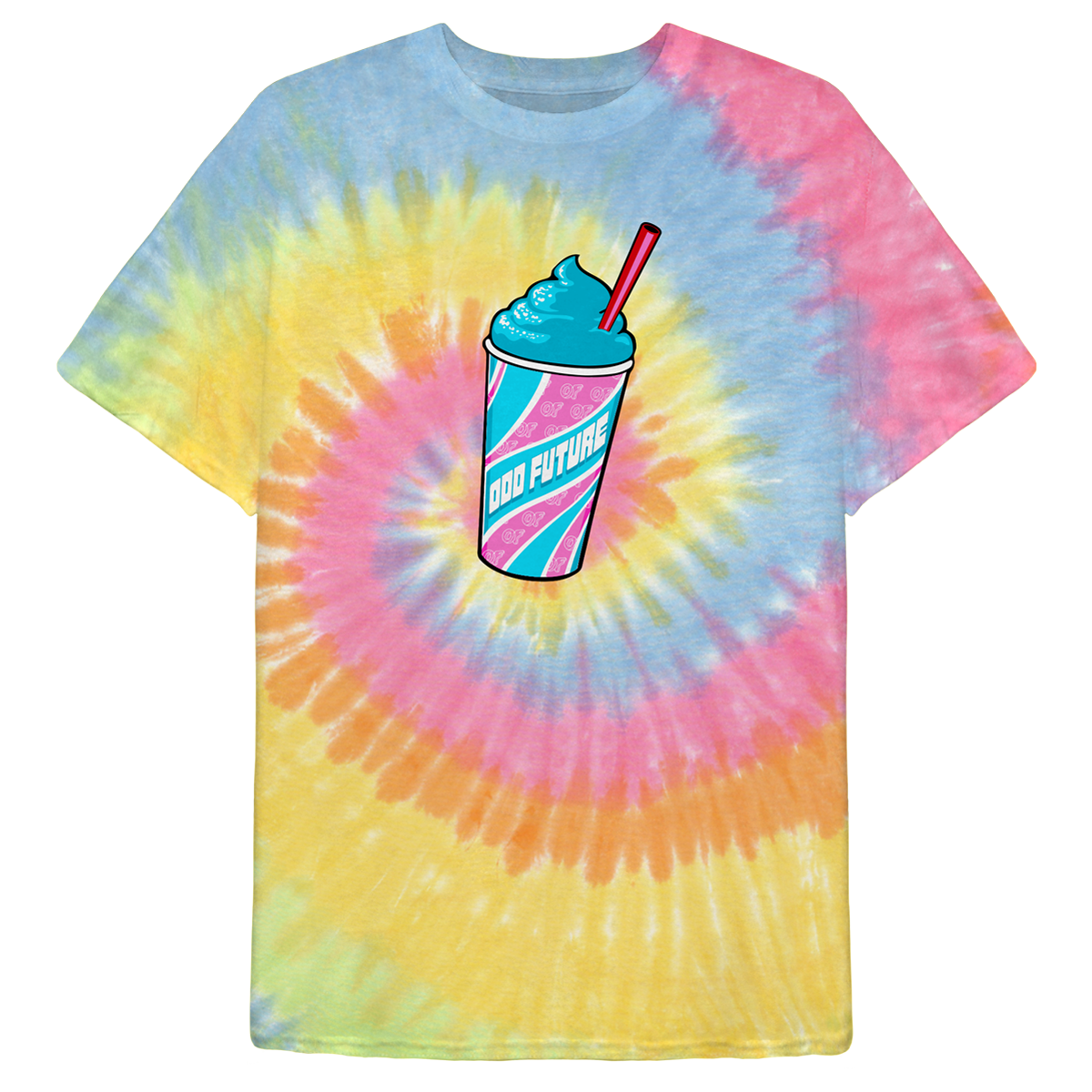 Slurp T-shirt - Pastel Tie Dye-Odd Future