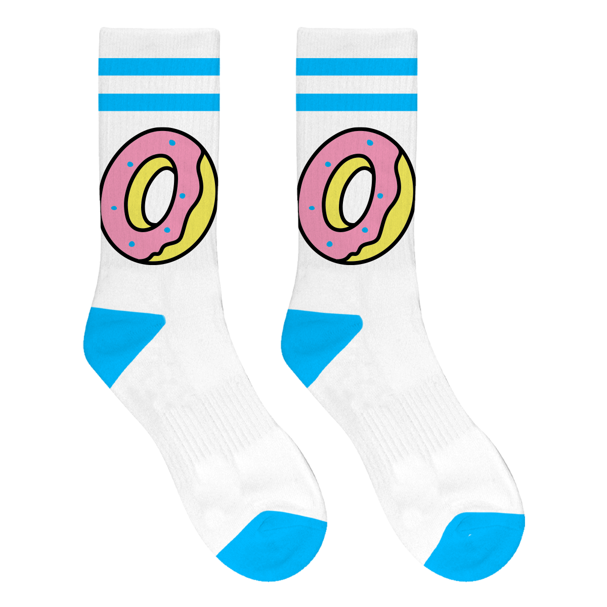 BIG DONUT O STRIPED SOCKS-Odd Future