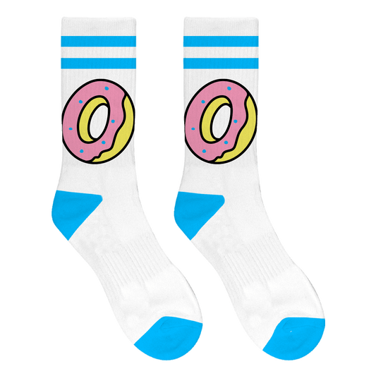 BIG DONUT O STRIPED SOCKS-Odd Future