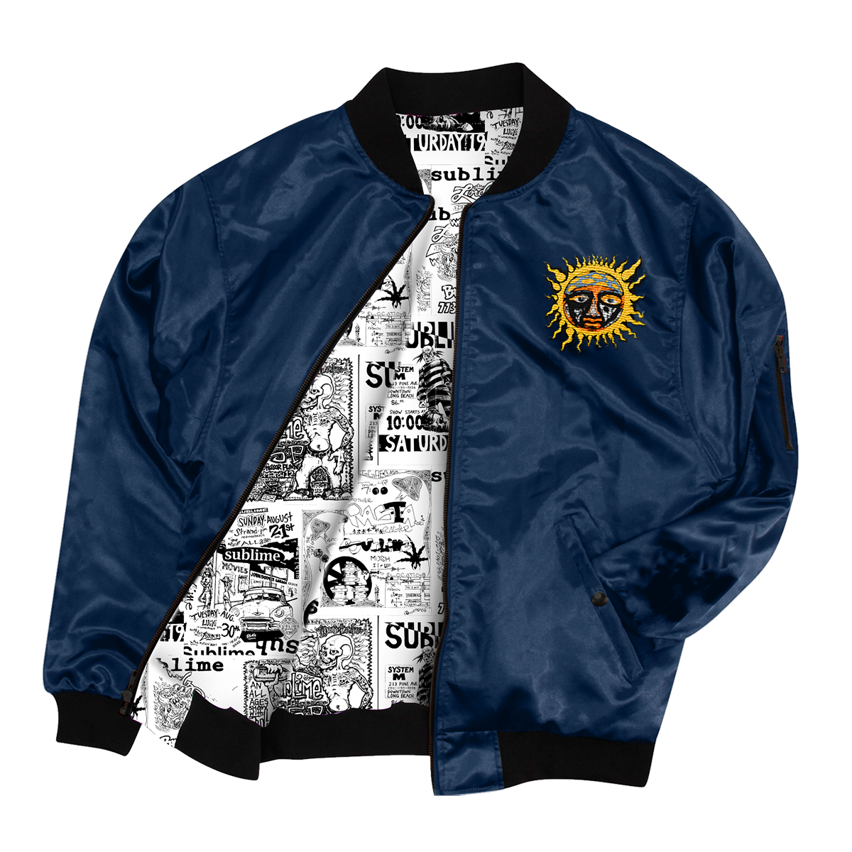 Sublime “Flyers" Custom Bomber Jacket!