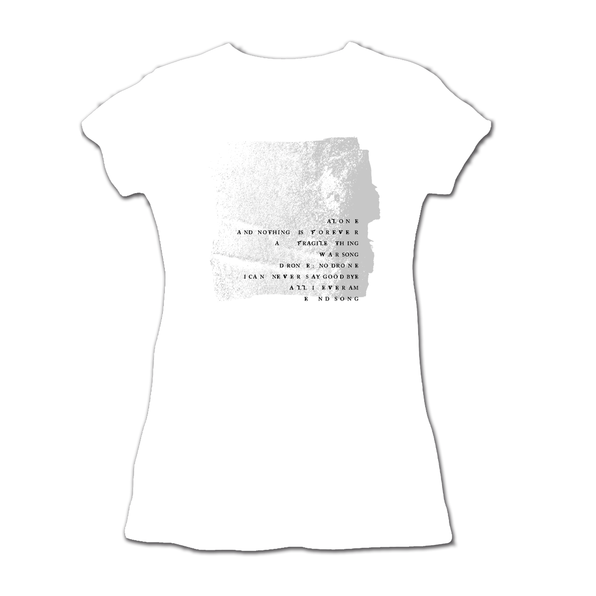 SONGS OF A LOST WORLD WOMENS WHITE TEE