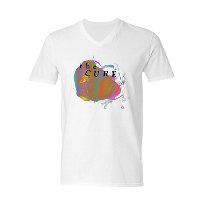 Mixes of a Lost World V-Neck Tee - White