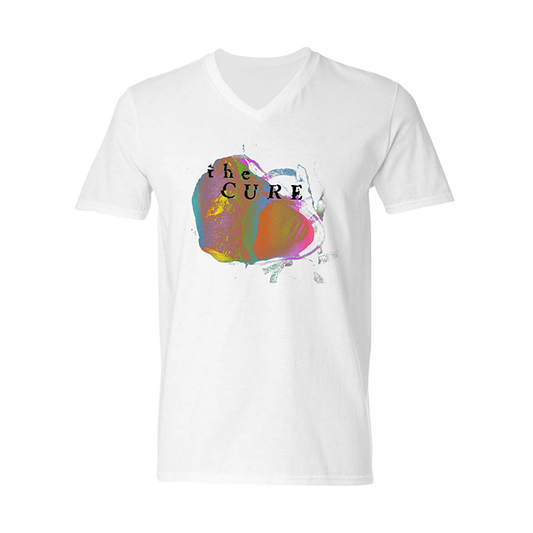Mixes of a Lost World V-Neck Tee - White