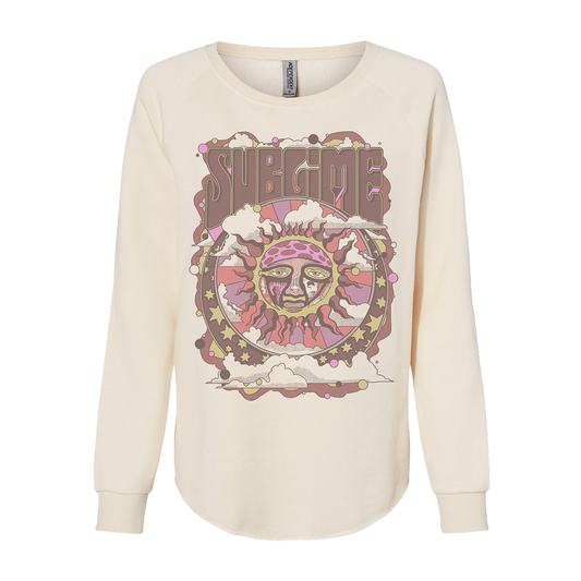 Trippy Sun Longsleeve Crewneck