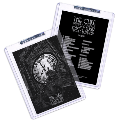 GAS The Cure November 1 2024 Troxy London Trading Card Illustrated by Daniel Danger